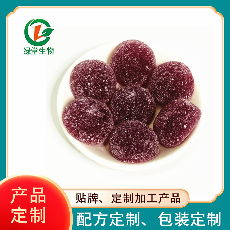蓝莓叶黄素软糖代加工